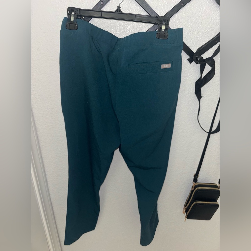 FIGS Technical Collection Teal Scrub Pants Drawstring Medical Women’s Small - Picture 4 of 4